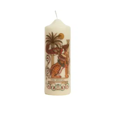 La DoubleJ Printed Pillar Candle | Thumbnail 1
