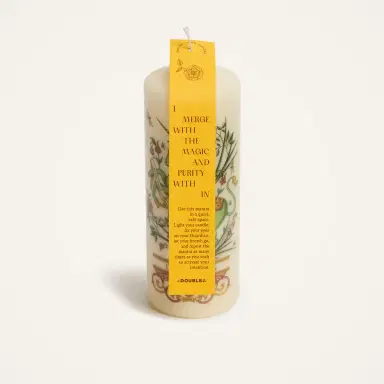 La DoubleJ Printed Pillar Candle | Thumbnail 4