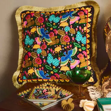 La DoubleJ Velvet Cushion | Thumbnail 4