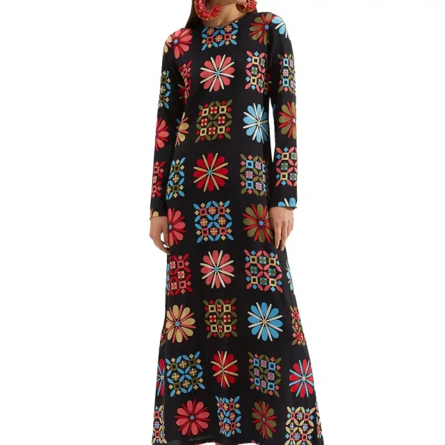 Long Sleeve Swing Dress