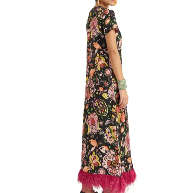 La DoubleJ Swing Dress (With Feathers)