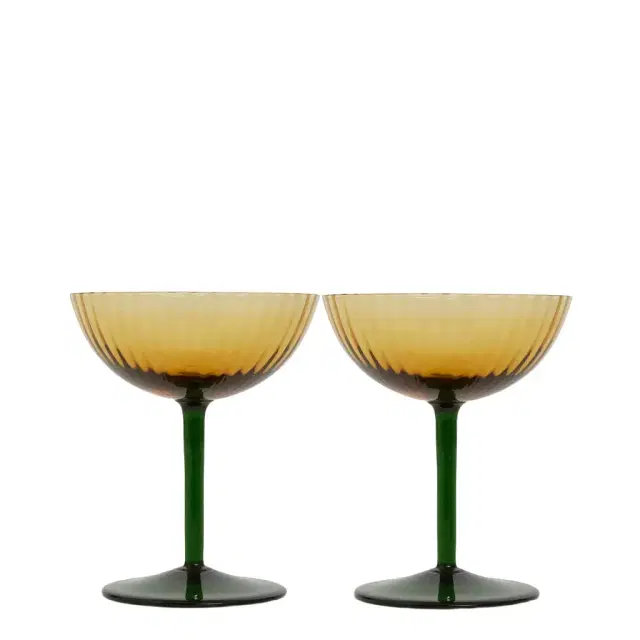 La DoubleJ Champagne Coupe Set of 2