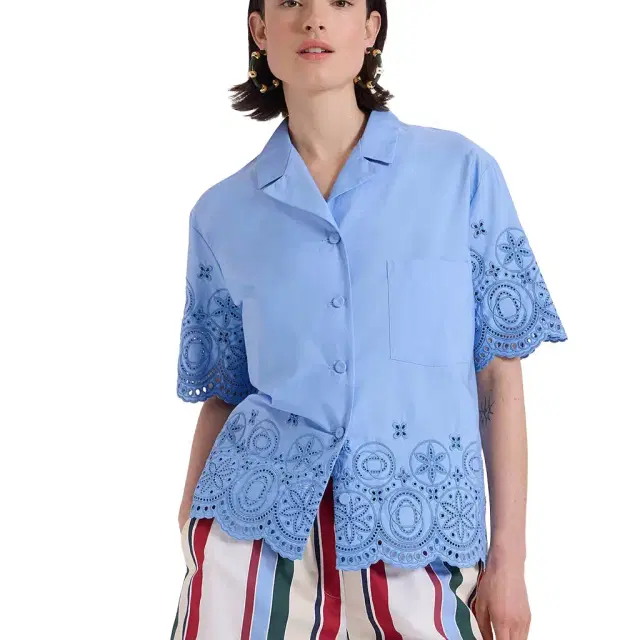 La DoubleJ Boxy Shirt Sangallo