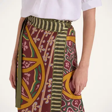 La DoubleJ Pareo Midi Skirt | Thumbnail 4
