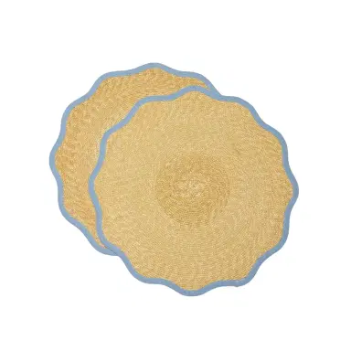 La DoubleJ Straw Cloud Placemats Set Of 2 | Thumbnail 1