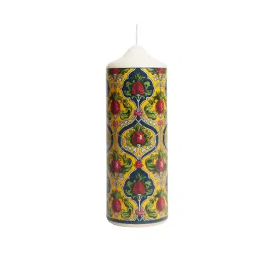 La DoubleJ Printed Pillar Candle | Thumbnail 1