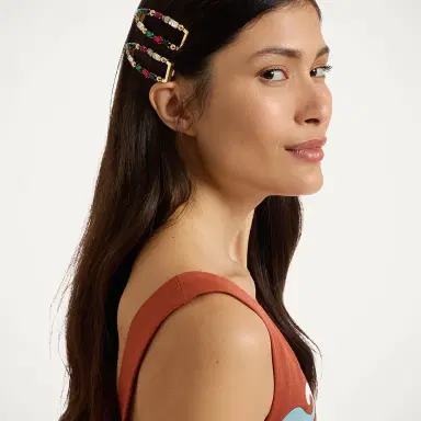 La DoubleJ Crystals Hair Clip | Thumbnail 2
