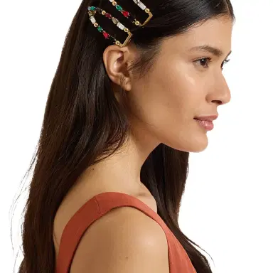 La DoubleJ Crystals Hair Clip | Thumbnail 1