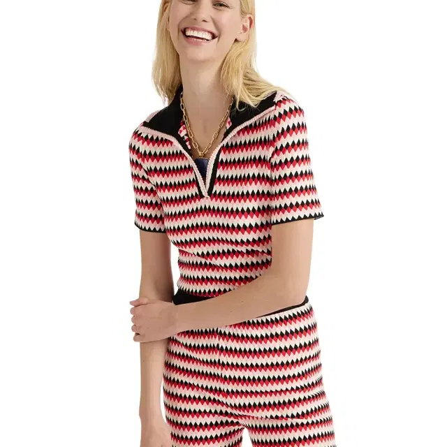 La Double J Checkers Polo