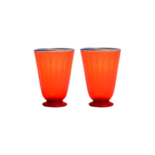 La DoubleJ Rainbow Glasses Set Of 2