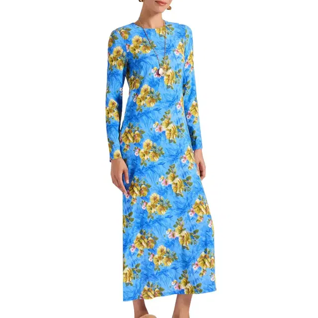 Long Sleeve Swing Dress