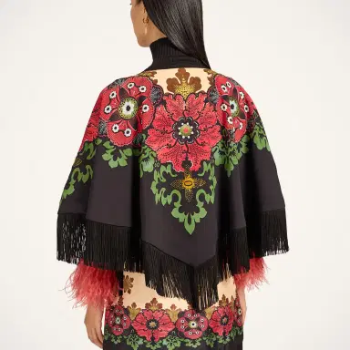 La DoubleJ Reversible Mini Poncho | Thumbnail 2 La DoubleJ Reversible Mini Poncho | Thumbnail 2