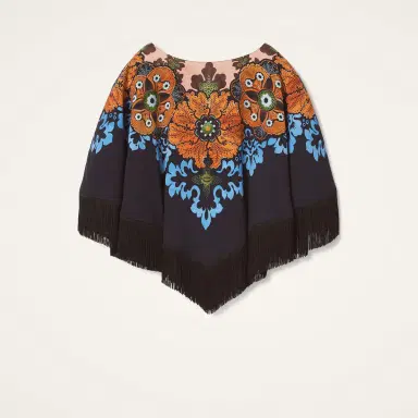 La DoubleJ Reversible Mini Poncho | Thumbnail 5 La DoubleJ Reversible Mini Poncho | Thumbnail 5