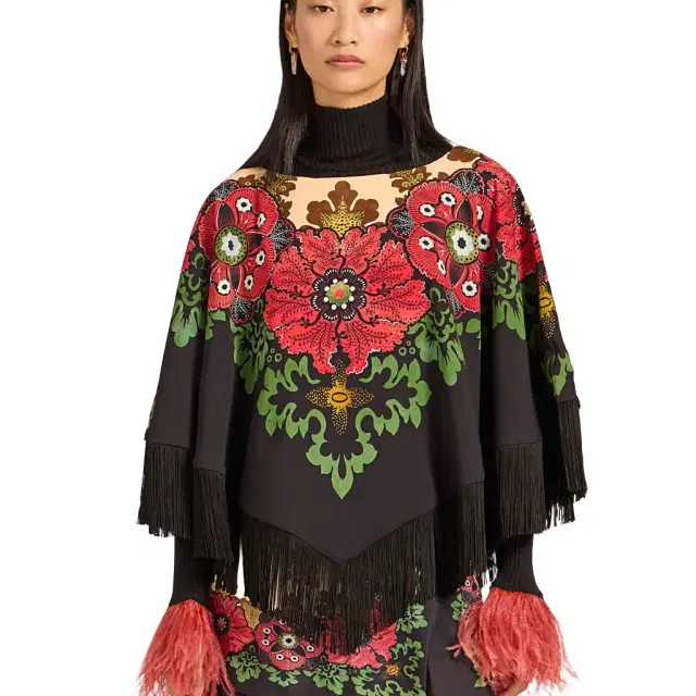 Reversible Mini Poncho