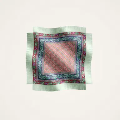 La DoubleJ Reversible Fringe Foulard 90 | Thumbnail 4