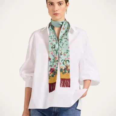 La DoubleJ Skinny Scarf | Thumbnail 2 La DoubleJ Skinny Scarf | Thumbnail 2
