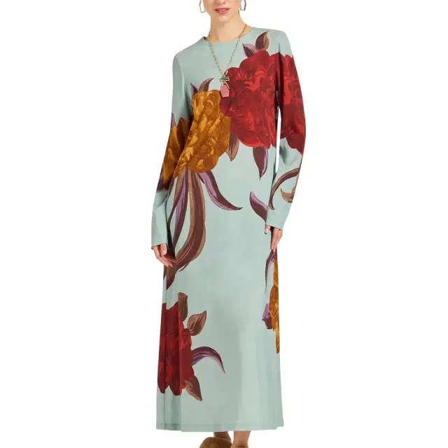 Long Sleeve Swing Dress