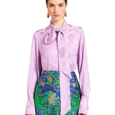 La DoubleJ Ascot Shirt | Thumbnail 1 La DoubleJ Ascot Shirt | Thumbnail 1