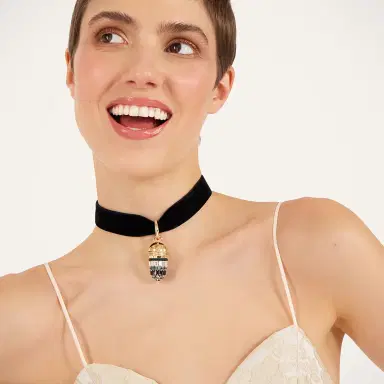 La DoubleJ Lantern Necklace | Thumbnail 1 La DoubleJ Lantern Necklace | Thumbnail 1