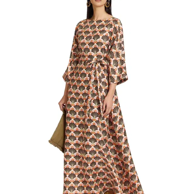 Muumuu Dress Round Neck