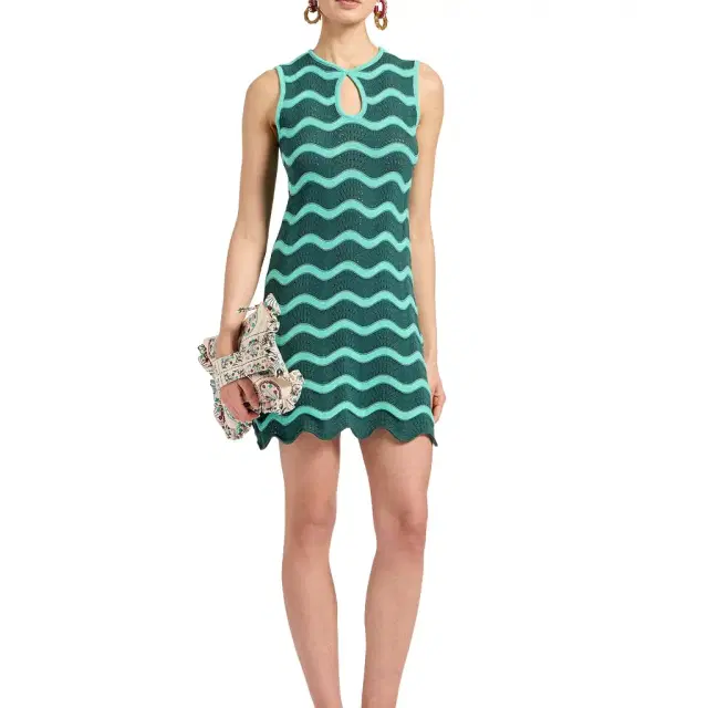 Wavy Mini Dress