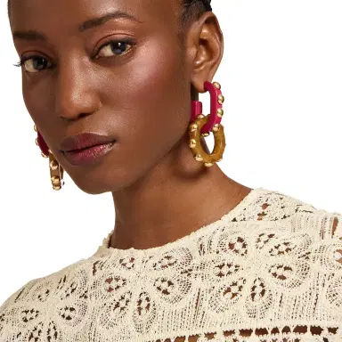 La DoubleJ Double Hoop Earrings | Thumbnail 1 La DoubleJ Double Hoop Earrings | Thumbnail 1