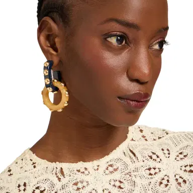La DoubleJ Double Hoop Earrings | Thumbnail 1 La DoubleJ Double Hoop Earrings | Thumbnail 1