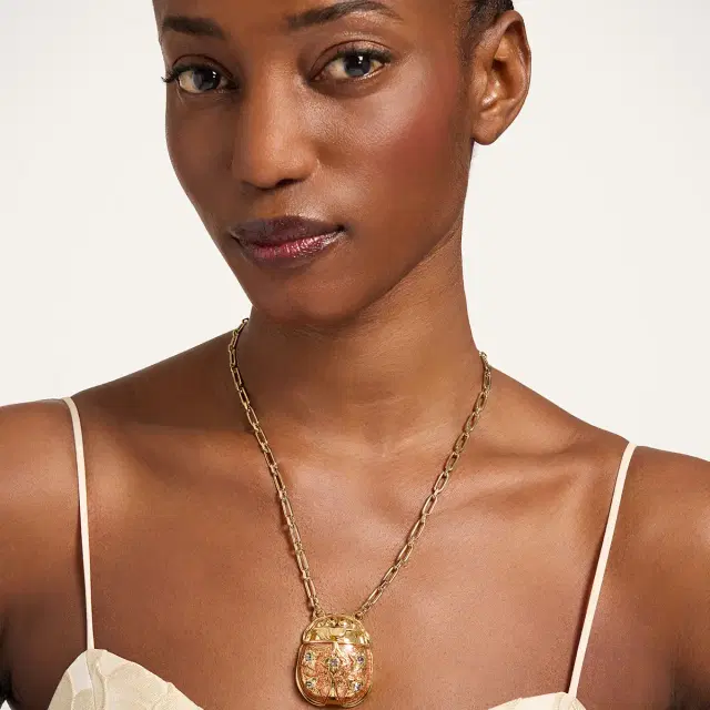 Lady Scarab Necklace
