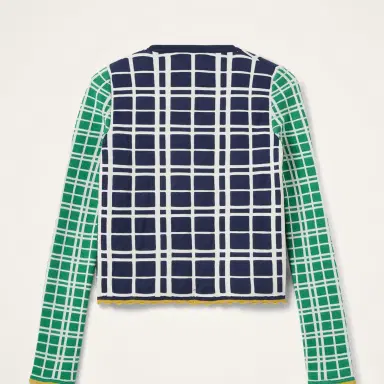 La DoubleJ Check Me Cardigan | Thumbnail 6 La DoubleJ Check Me Cardigan | Thumbnail 6