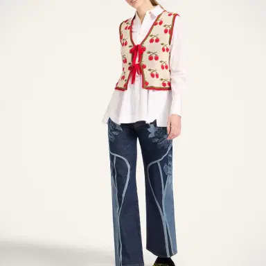 La DoubleJ Cherry Gilet | Thumbnail 4 La DoubleJ Cherry Gilet | Thumbnail 4