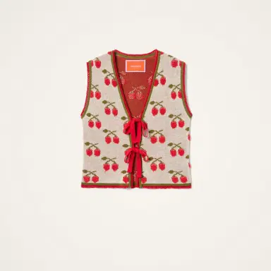 La DoubleJ Cherry Gilet | Thumbnail 5 La DoubleJ Cherry Gilet | Thumbnail 5