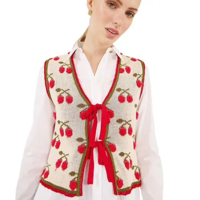 La Double J Cherry Gilet