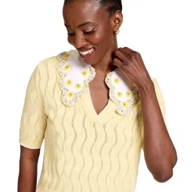 La DoubleJ Crop Polo | Thumbnail 1 La DoubleJ Crop Polo | Thumbnail 1