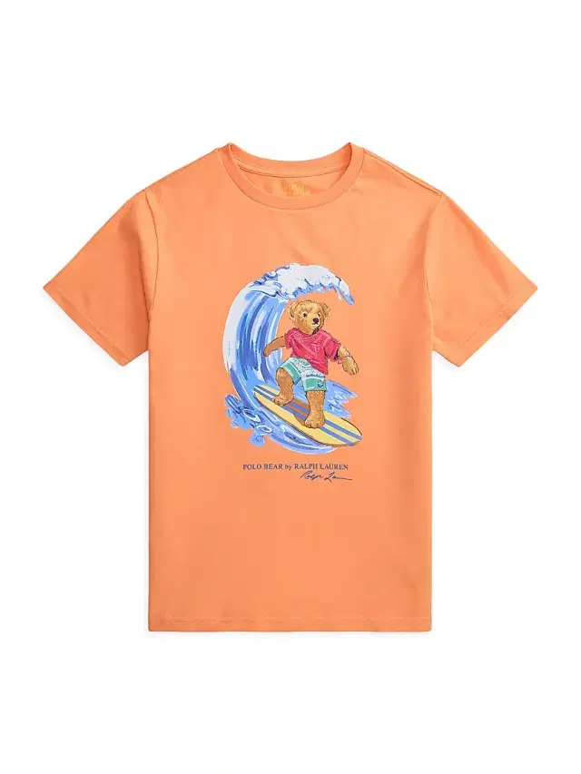 Polo Ralph Lauren Little Boy's & Boy's Surf Polo Bear Jersey T-Shirt - Poppy