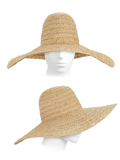 Gigi Burris Women's Mary Jane Raffia Wide-Brim Sun Hat - Natural | Thumbnail 3 Gigi Burris Women's Mary Jane Raffia Wide-Brim Sun Hat - Natural | Thumbnail 3