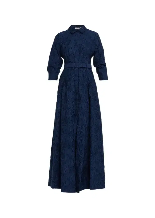 Jonathan Simkhai Standard Courtney Belted Organza Jacquard Gown