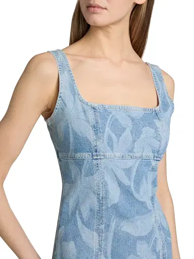 RAILS Women's Altadena Floral Cotton Denim Sheath Minidress - Floral Laser | Thumbnail 6 RAILS Women's Altadena Floral Cotton Denim Sheath Minidress - Floral Laser | Thumbnail 6