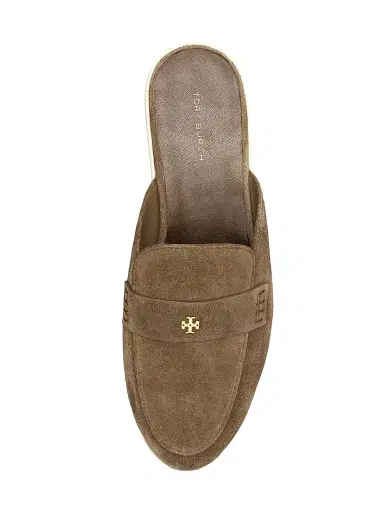 Tory Burch Women's Almond Toe Suede Ballet Sport Mules - Toasted Sesame - Size 9 | Thumbnail 3 Tory Burch Women's Almond Toe Suede Ballet Sport Mules - Toasted Sesame - Size 9 | Thumbnail 3