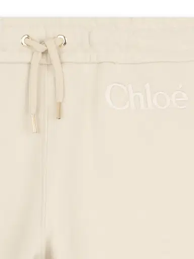 Chloé Little Girl's & Girl's Logo Joggers - Light Lime | Thumbnail 4 Chloé Little Girl's & Girl's Logo Joggers - Light Lime | Thumbnail 4