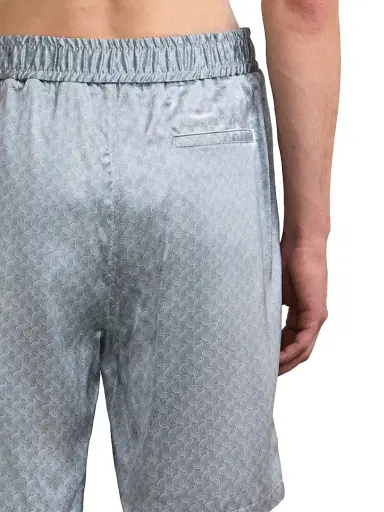 Frescobol Carioca Men's Palma Printed Stretch Silk Shorts | Thumbnail 3 Frescobol Carioca Men's Palma Printed Stretch Silk Shorts | Thumbnail 3