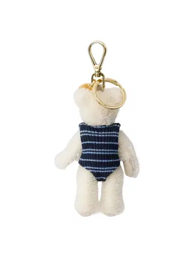 Prada Women's Teddy Bear Key Ring Charm with Metal Ring | Thumbnail 2 Prada Women's Teddy Bear Key Ring Charm with Metal Ring | Thumbnail 2