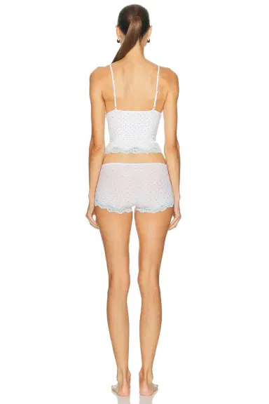 SKIMS Fits Everybody Lace Triangle Cami & Boyshort Set | Thumbnail 3 SKIMS Fits Everybody Lace Triangle Cami & Boyshort Set | Thumbnail 3