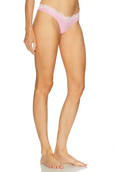 Skims Fits Everybody Lace Dipped Thong | Thumbnail 2