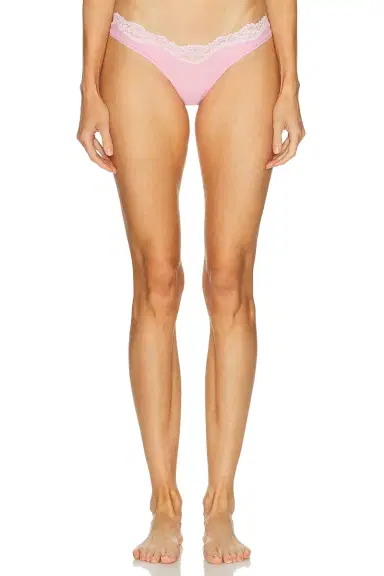 Skims Fits Everybody Lace Dipped Thong | Thumbnail 1