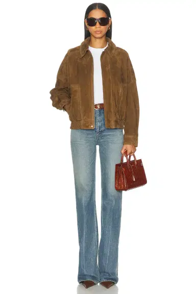 Nour Hammour Dalma Suede Jacket | Thumbnail 5 Nour Hammour Dalma Suede Jacket | Thumbnail 5