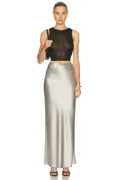 SAME Satin Maxi Skirt | Thumbnail 5