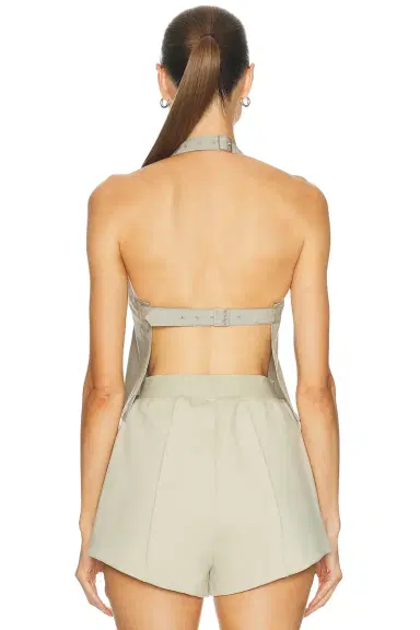 Wardrobe.NYC Clean Backless Halter Top | Thumbnail 3 Wardrobe.NYC Clean Backless Halter Top | Thumbnail 3