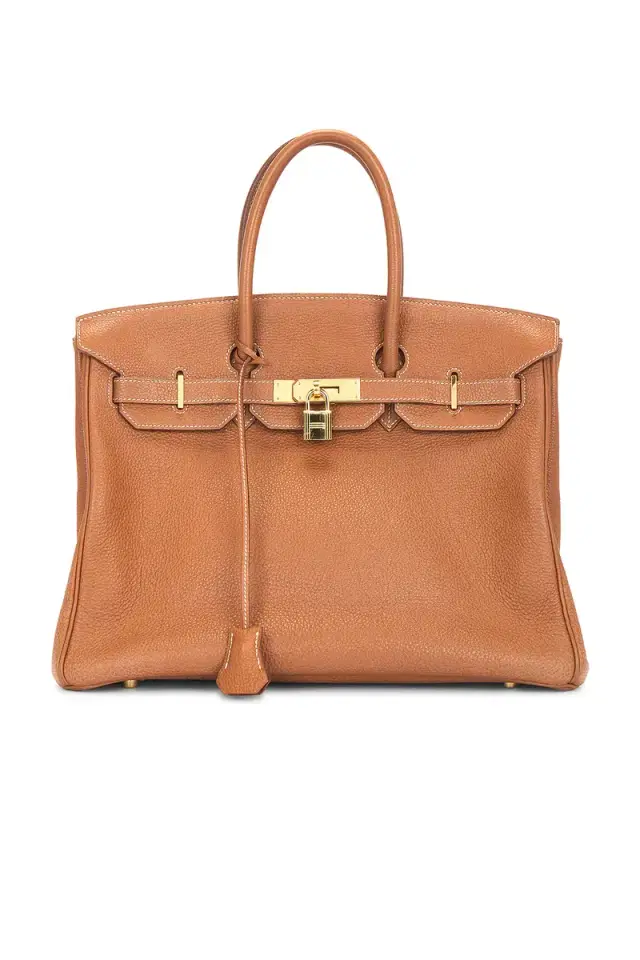 FWRD Renew Hermes Togo Birkin 35 Retourne Handbag