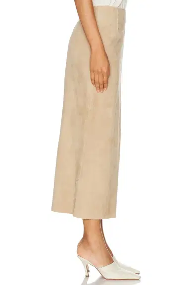Nour Hammour Selly Suede Skirt | Thumbnail 3 Nour Hammour Selly Suede Skirt | Thumbnail 3