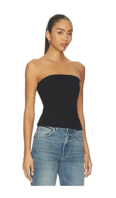 ENZA COSTA Cotton Rib Bandeau Top | Thumbnail 2 ENZA COSTA Cotton Rib Bandeau Top | Thumbnail 2